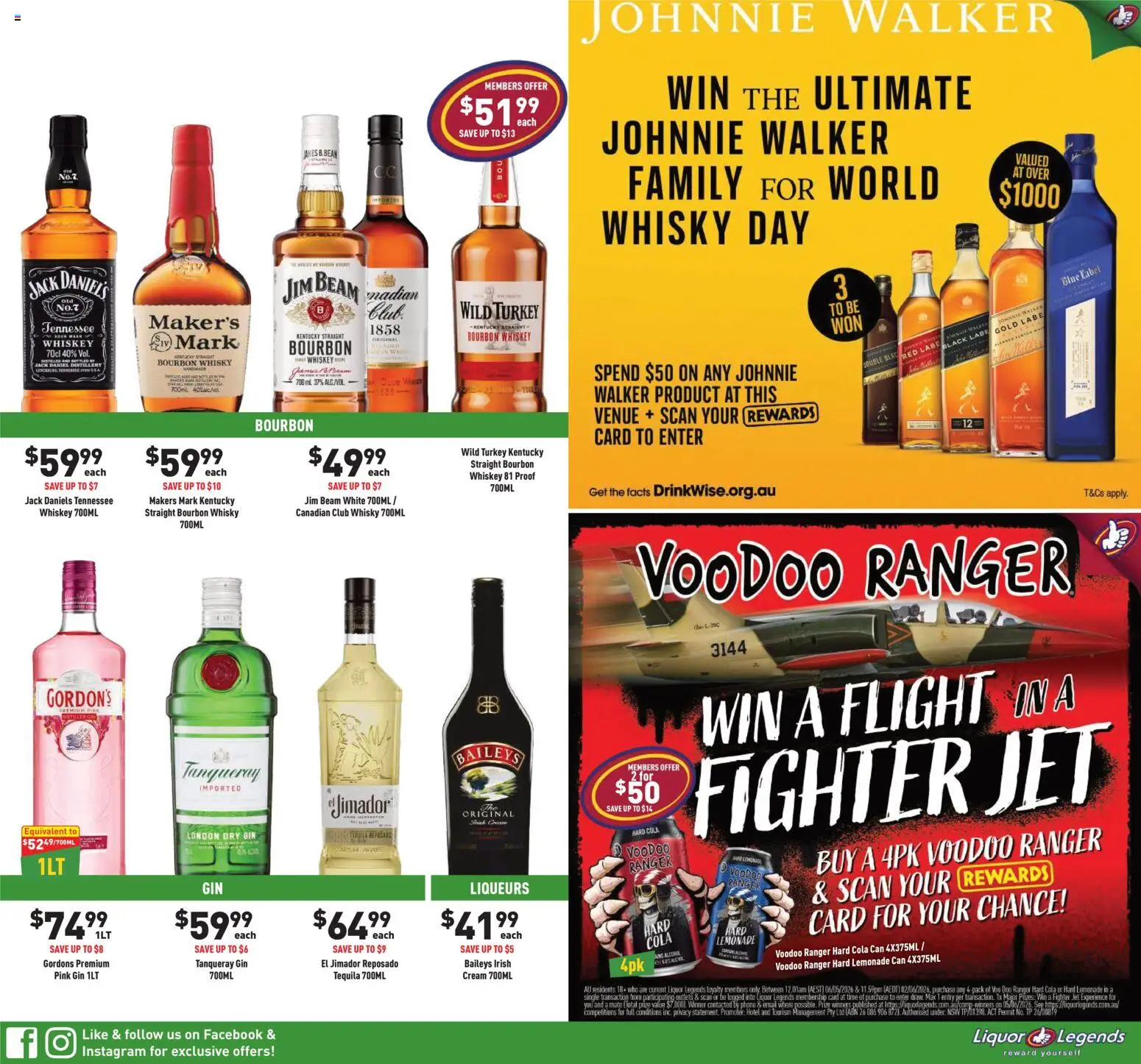 Liquor Legends catalogue - valid from 06.05.2026 | Page: 5 | Products: Gin, Cream, Whiskey, Turkey