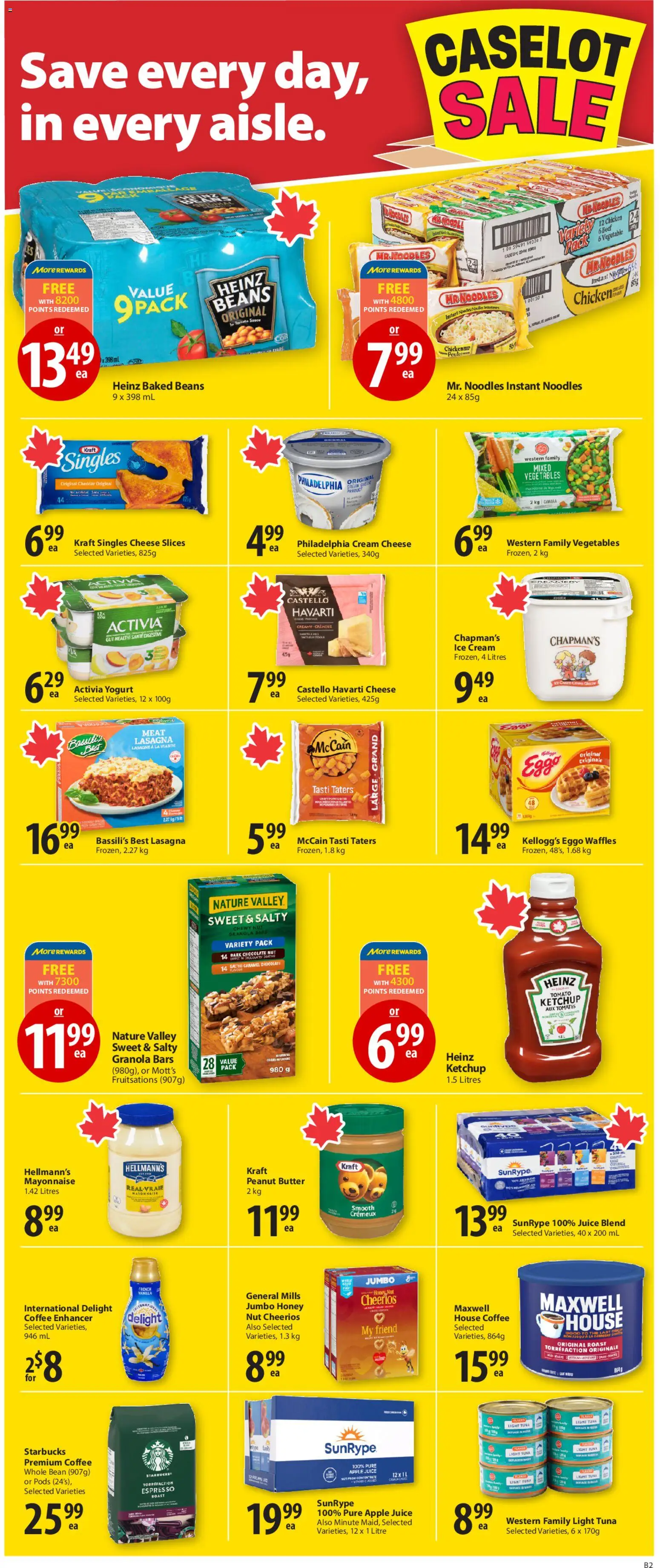 Save on foods flyer valid from 30.04.2026 | Page: 4 | Products: Ice cream, Butter, Juice, Chicken