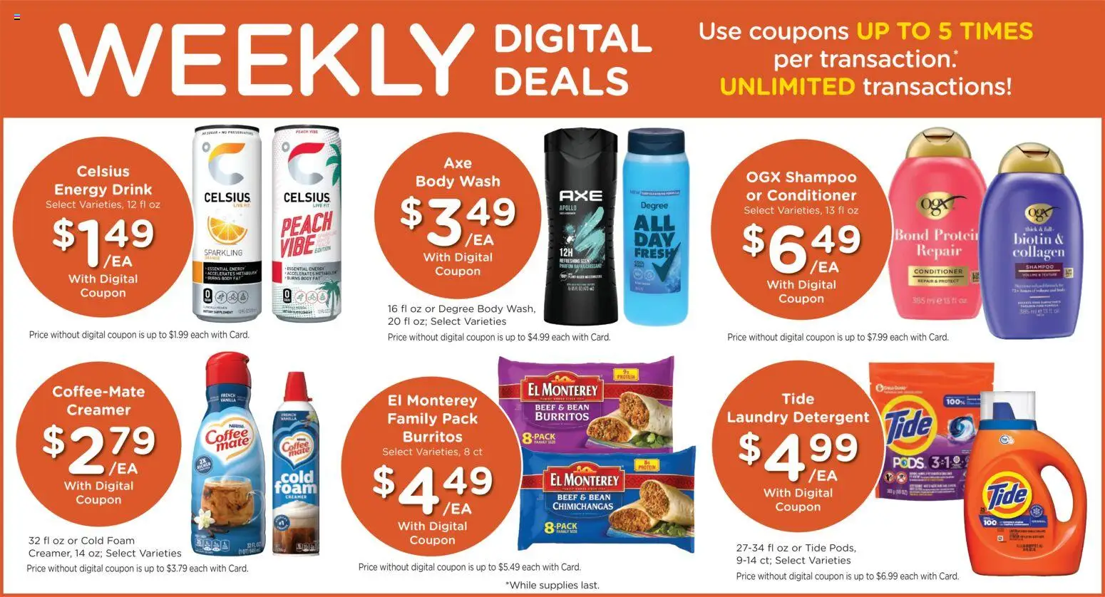 King Soopers Weekly Ad - valid from 07/29/2026 | Page: 5 | Products: Shampoo, Conditioner, Beef, Body Wash