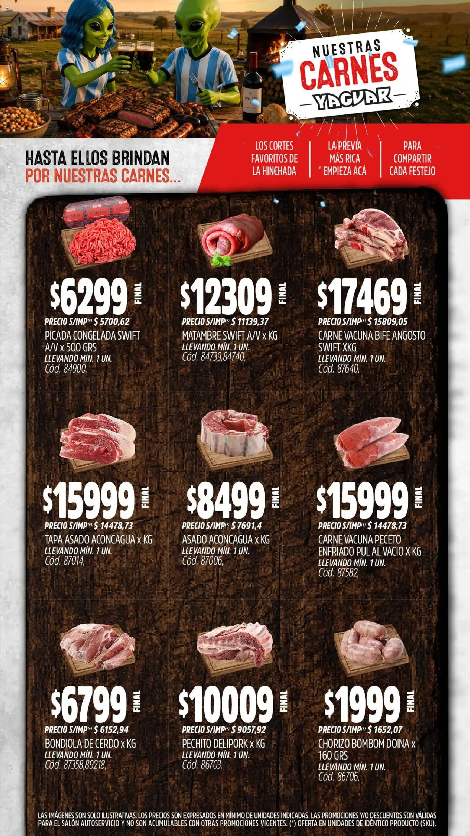 Yaguar - Oferta semanal Parque Chacabuco │ válido desde el 29/06/2026 | Página: 6 | Productos: Chorizo, Cerdo