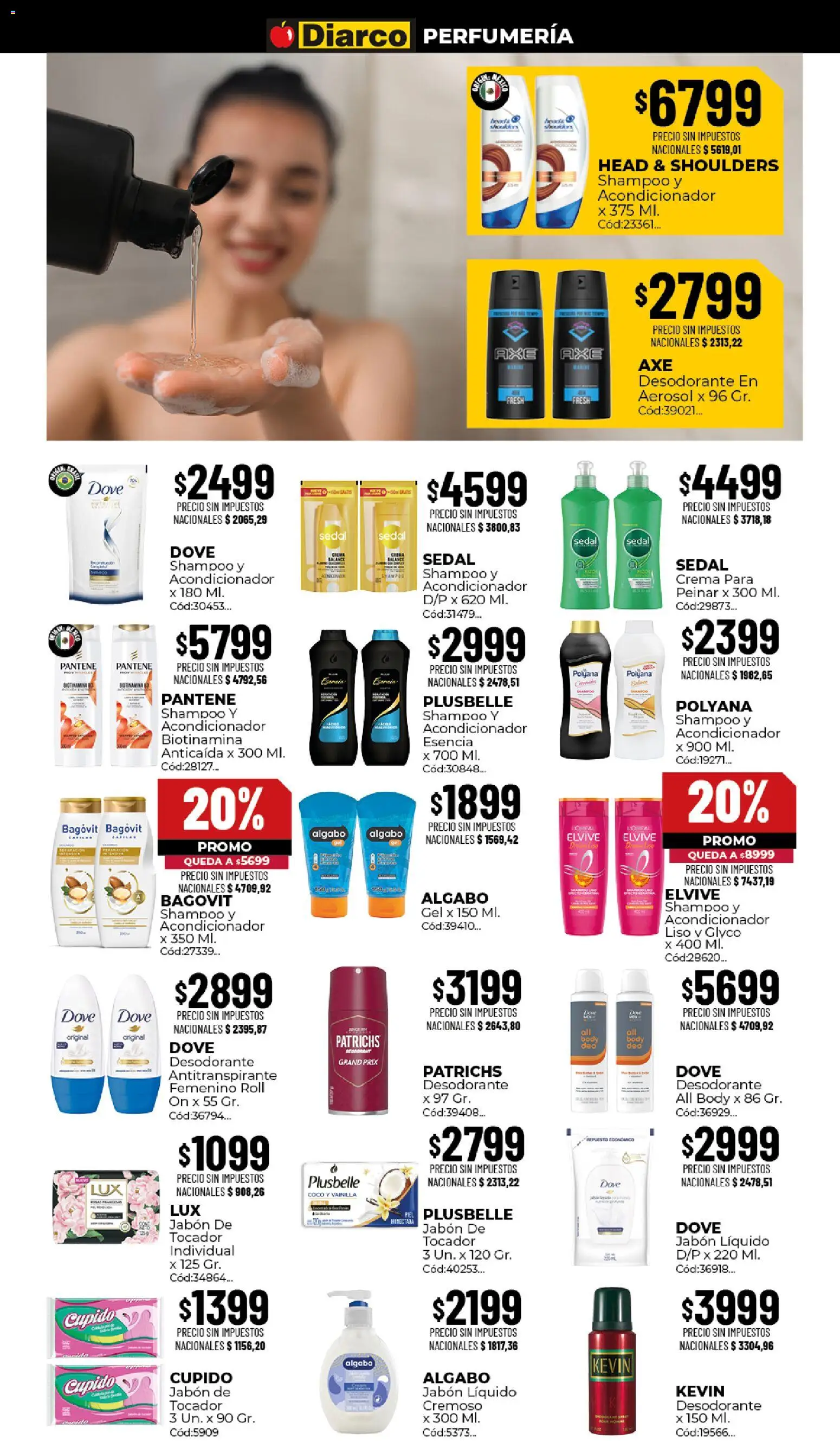 Diarco - Ofertas Santiago Del Estero │ válido desde el 24/08/2026 | Página: 13 | Productos: Head & Shoulders, Vainilla, Shampoo, Antitranspirante