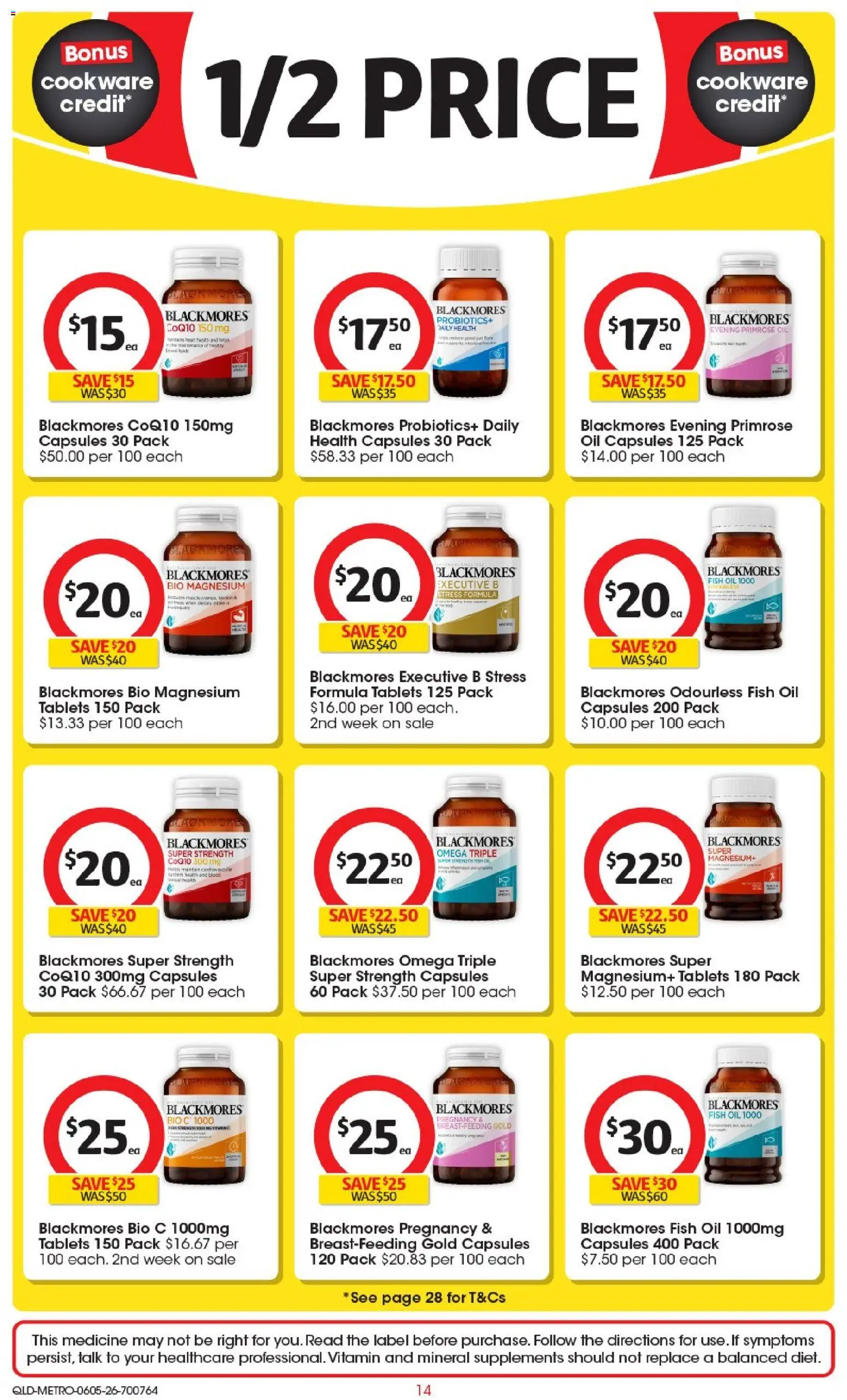Coles catalogue - valid from 06.05.2026 | Page: 12 | Products: Oil, Fish, Tablets, Vitamin
