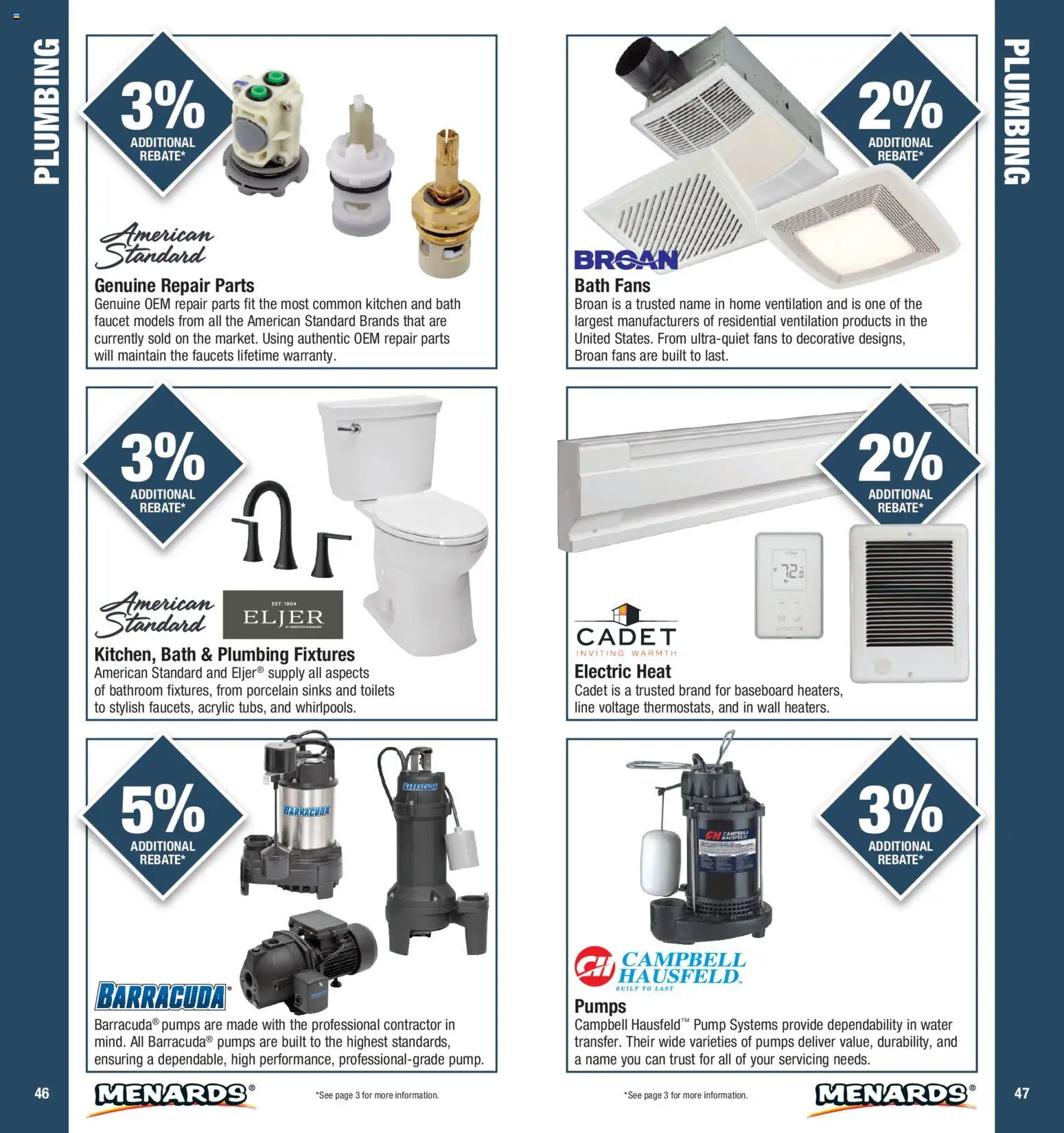 Menards Contractor Catalog - valid from 01/01/2026 | Page: 24 | Products: Pump, Bath, Acrylic, Water