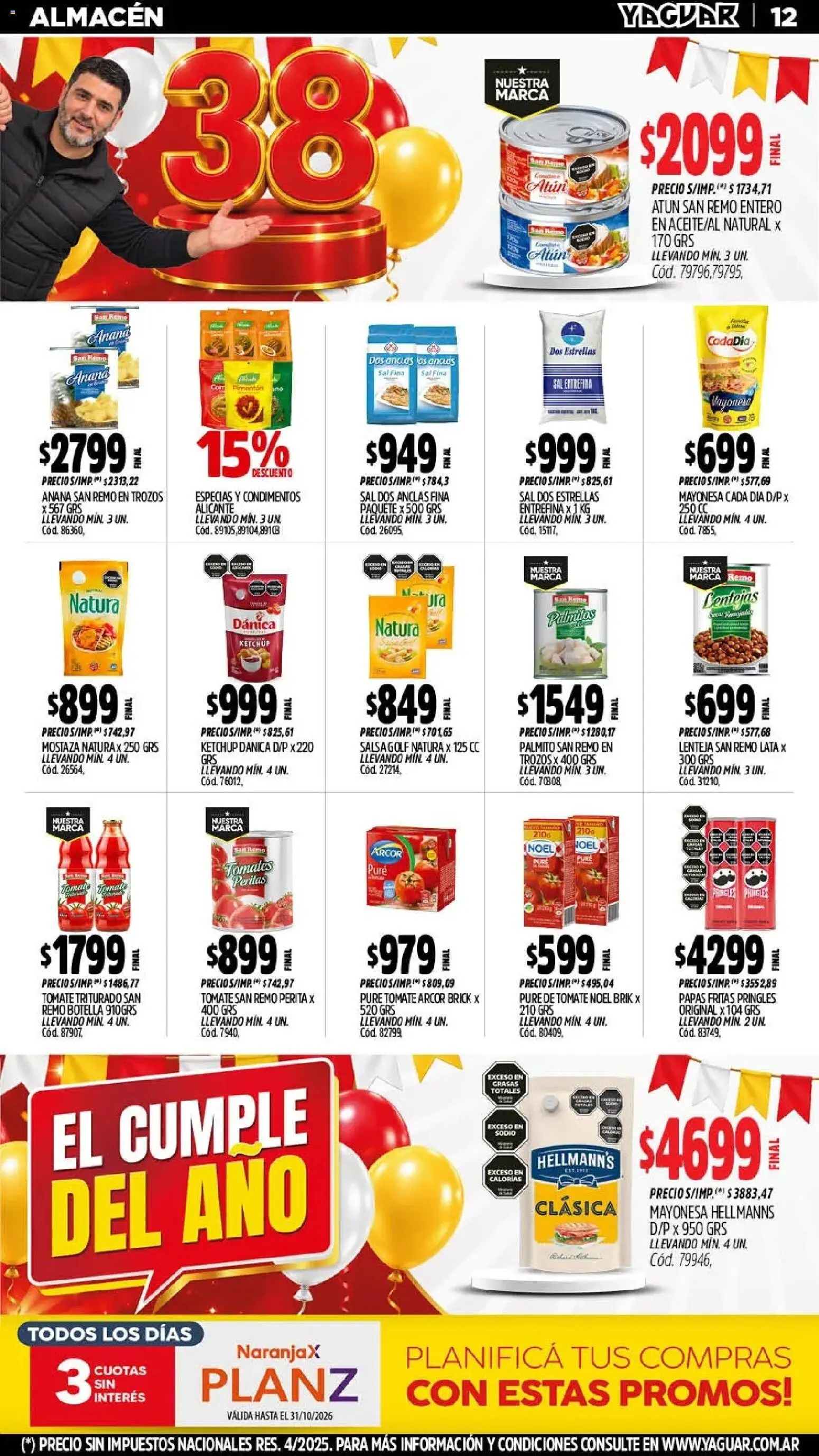 Yaguar - Oferta Semanal Salta │ válido desde el 19/10/2026 | Página: 14