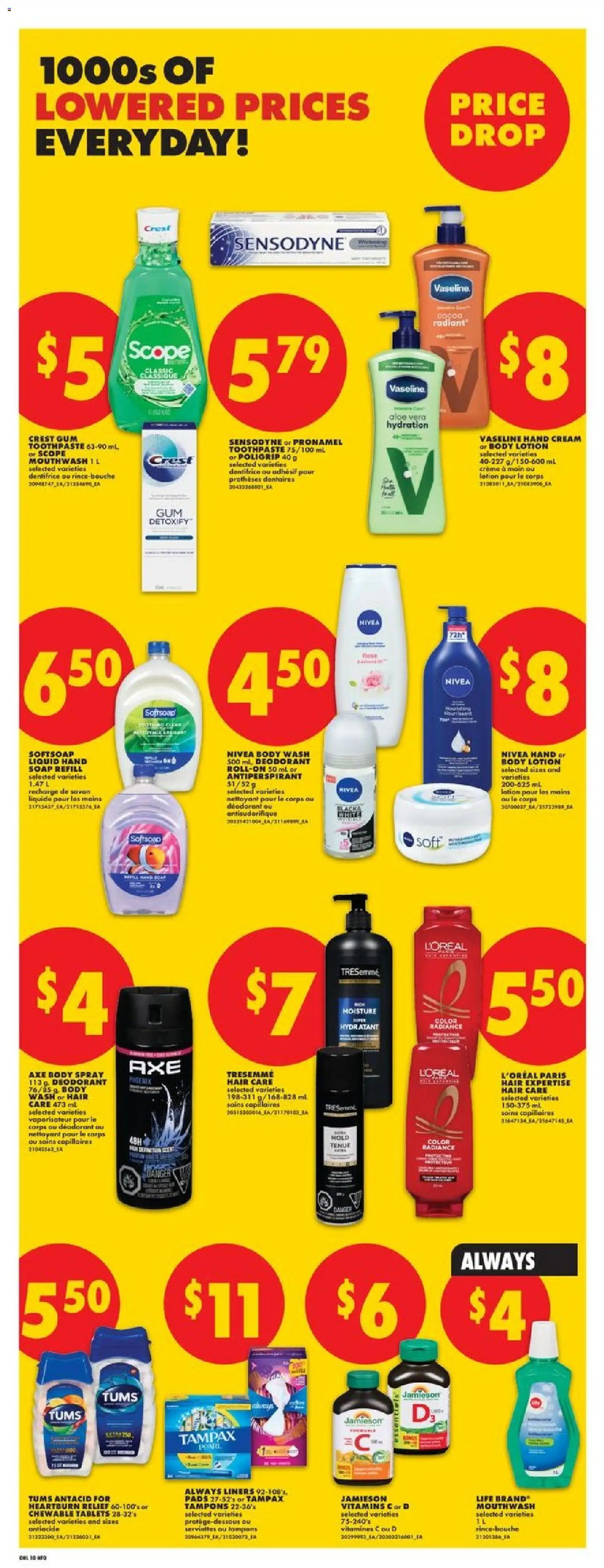 No Frills flyer valid from 16.04.2026 | Page: 20 | Products: Body lotion, Deodorant, Antiperspirant, Mouthwash