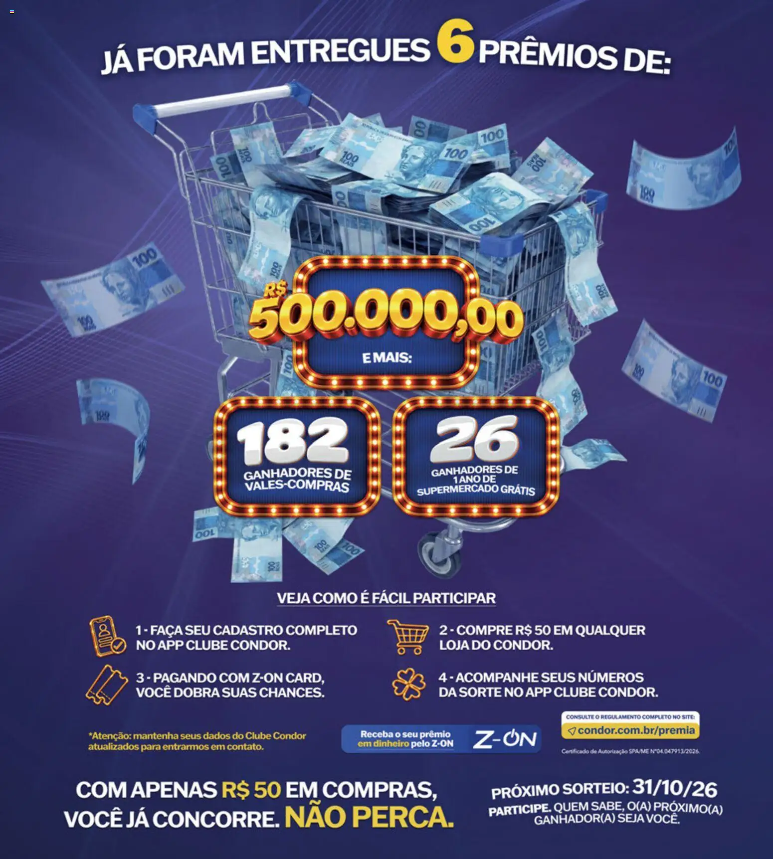 Supermercados Condor Folheto - válido de 25/09/2026 | Página: 3 | Produtos: Faca