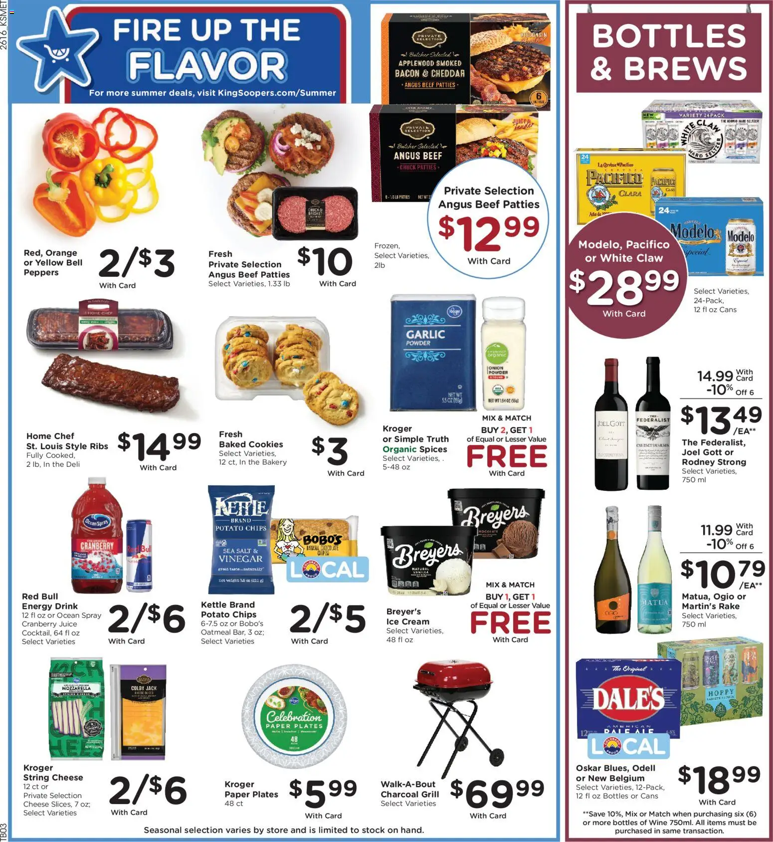 King Soopers Weekly Ad - valid from 20.05.2026 | Page: 4 | Products: Juice, Chips, Cream, Cookies
