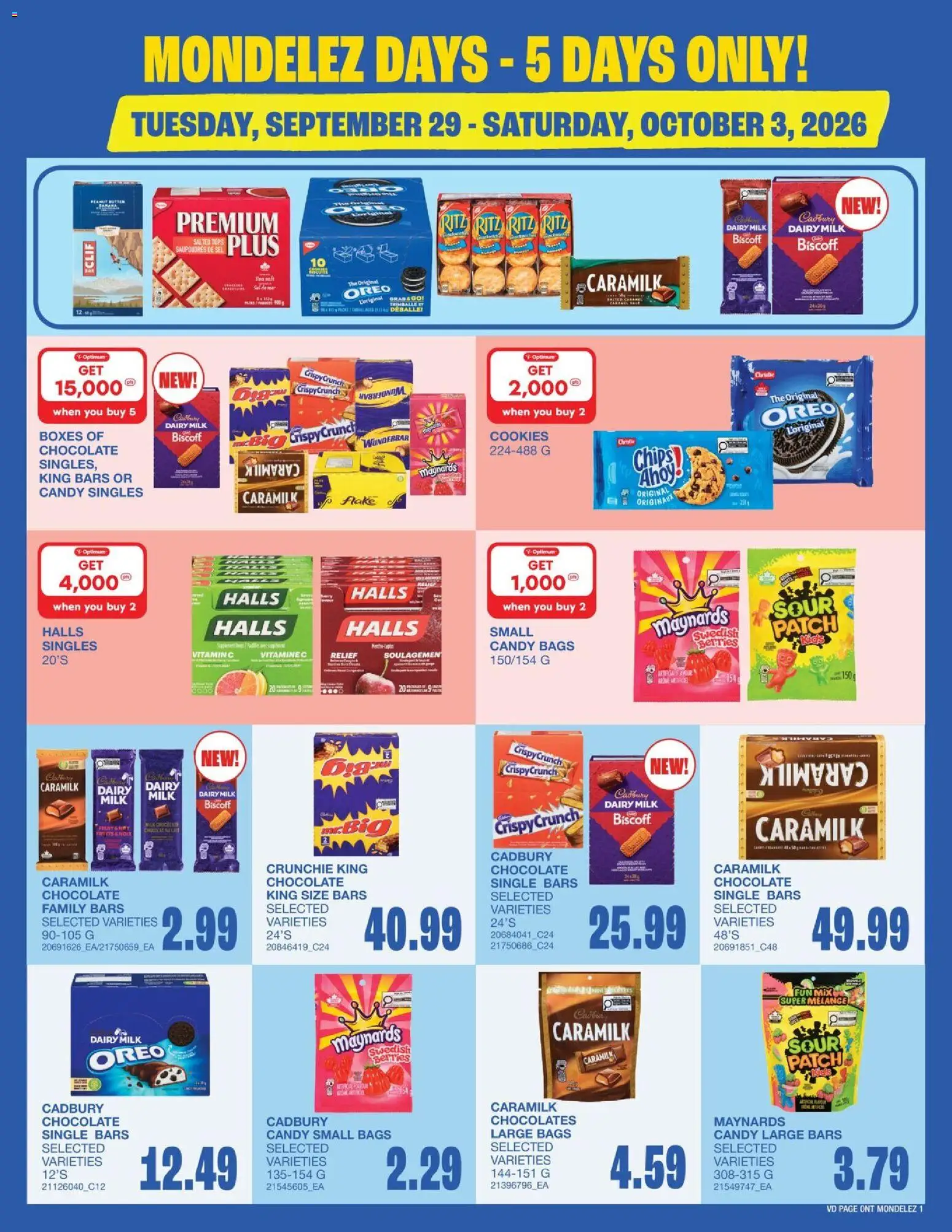 Wholesale Club flyer valid from Oct 1, 2026 | Page: 7 | Products: Oreo, Cookies, Milk, Chocolate