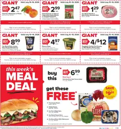 Preview of Giant weekly ads valid from 07/10/2026 | Page: 6 | Products: Butter, Cheese, Ham, Salad