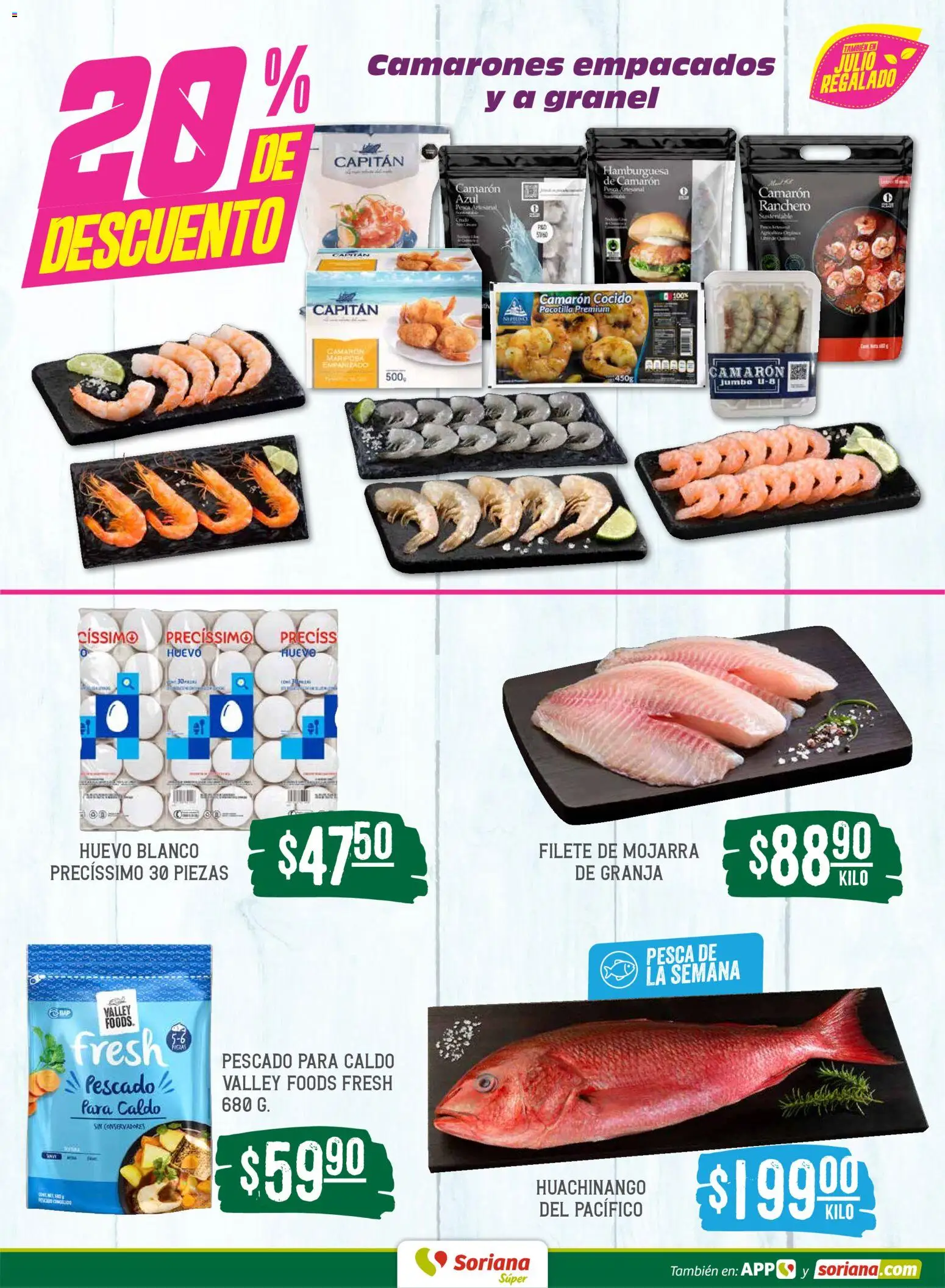 Nuevas ofertas de Soriana válidas en toda la República Mexicana desde el 09.06.2026. ¡Encuentra las mejores ofertas en Soriana Martes y Miércoles del Campo Súper: Tamaulipas (excepto Cd. Victoria y Tampico)! | Página: 7 | Productos: Huevo