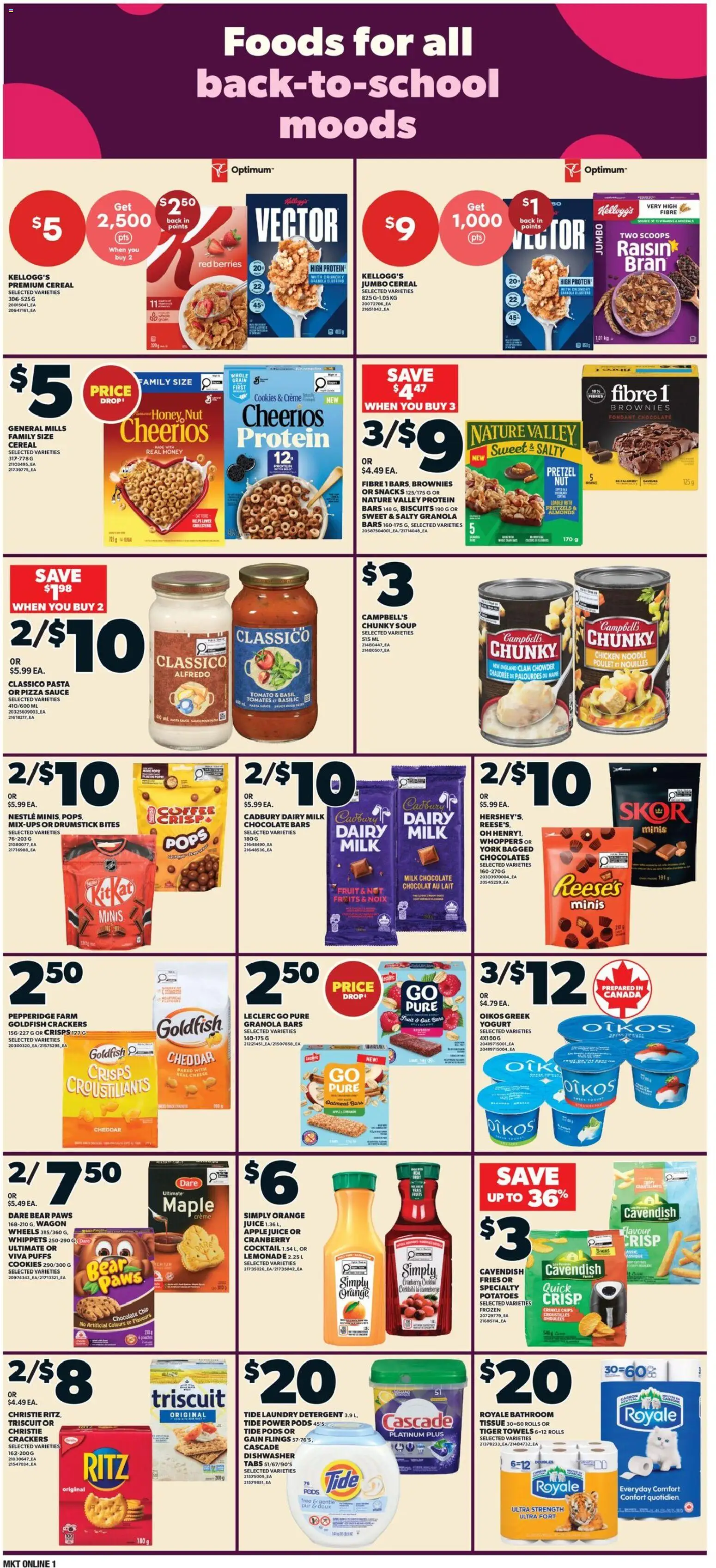 Valu Mart flyer valid from Sep 3, 2026 | Page: 5 | Products: Potatoes, Dishwasher, Honey, Protein