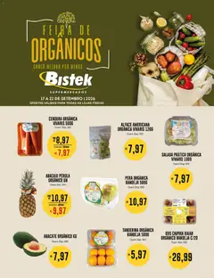 Bistek Supermercados ofertas Feira de Orgânicos - Pré-Visualização do folheto da loja Bistek Supermercados, válido de 17/09/2026