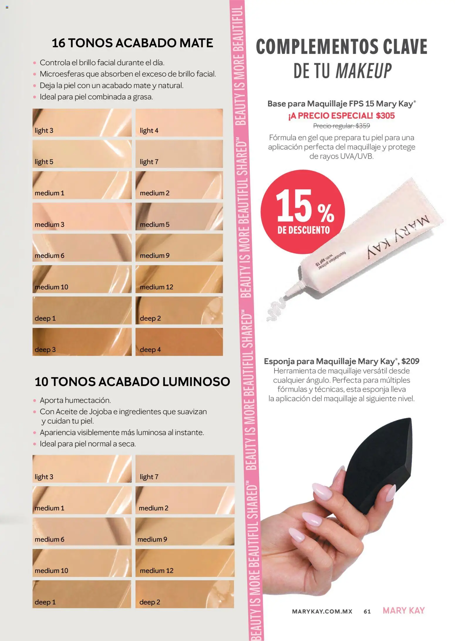 Nuevas ofertas de Mary Kay válidas en toda la República Mexicana desde el 05/10/2026. ¡Encuentra las mejores ofertas en Mary Kay catálogo Octubre 2026! | Página: 61