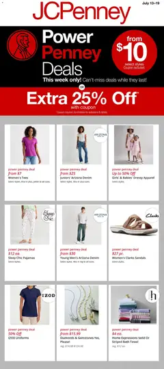 Preview of JCPenney weekly ads valid from 07/13/2026