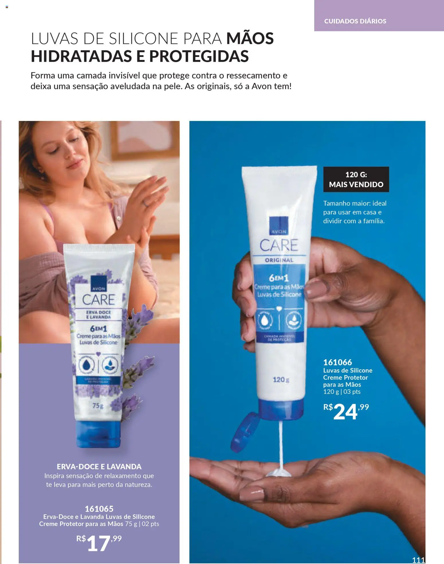 Avon Folheto - válido de 18.02.2026 | Página: 111 | Produtos: Creme, Luvas