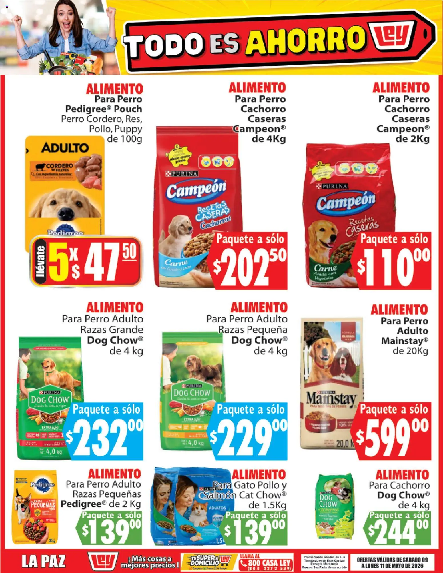 Nuevas ofertas de Casa Ley válidas en toda la República Mexicana desde el 09.05.2026. ¡Encuentra las mejores ofertas en Casa Ley folleto Todo es ahorro! | Página: 13 | Productos: Pollo