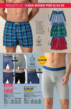 Vista previa de folleto Leonisa catálogo - Campaña 11 de la Leonisa válido desde 15/07/2026 | Página: 116 | Productos: Té, Boxers