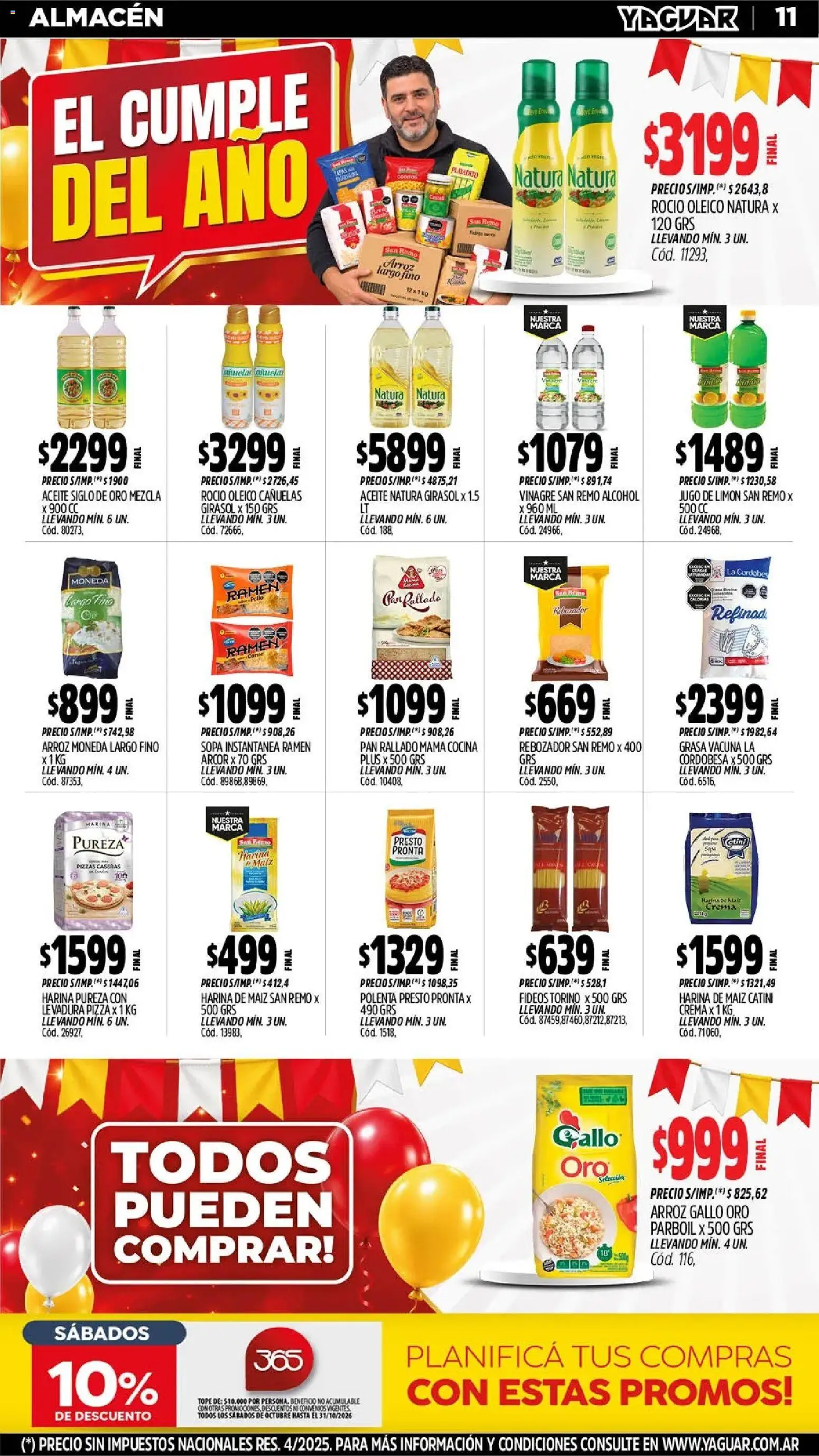 Yaguar - Oferta Semanal Chaco │ válido desde el 12/10/2026 | Página: 12