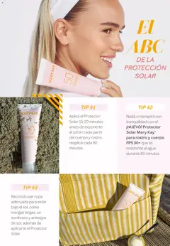 Vista previa Mary Kay - Cuidá tu Piel, disfrutá del sol válido desde el 02.01.2026 | Página: 19 | Productos: Body, Sombrero, Ropa, Un sombrero