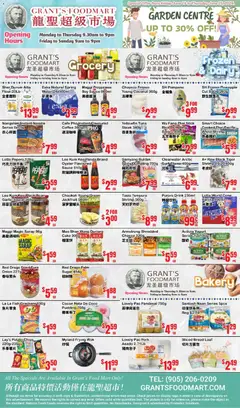 Preview of Oceans weekly flyer - Grant’s Foodmart from shop Oceans valid from 19.06.2026