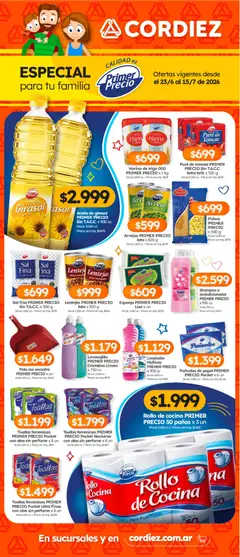 Vista previa Cordiez ofertas válido desde el 23/06/2026