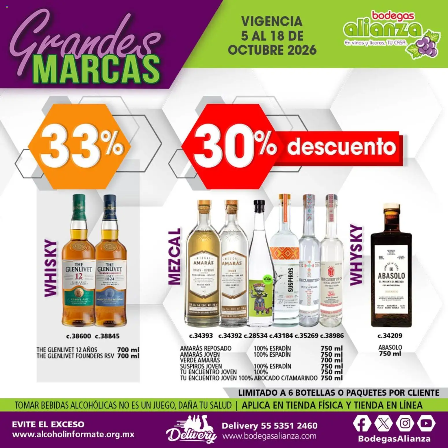 Nuevas ofertas de Bodegas Alianza válidas en toda la República Mexicana desde el 05/10/2026. ¡Encuentra las mejores ofertas en Bodegas Alianza catálogo Grandes Marcas! | Página: 2