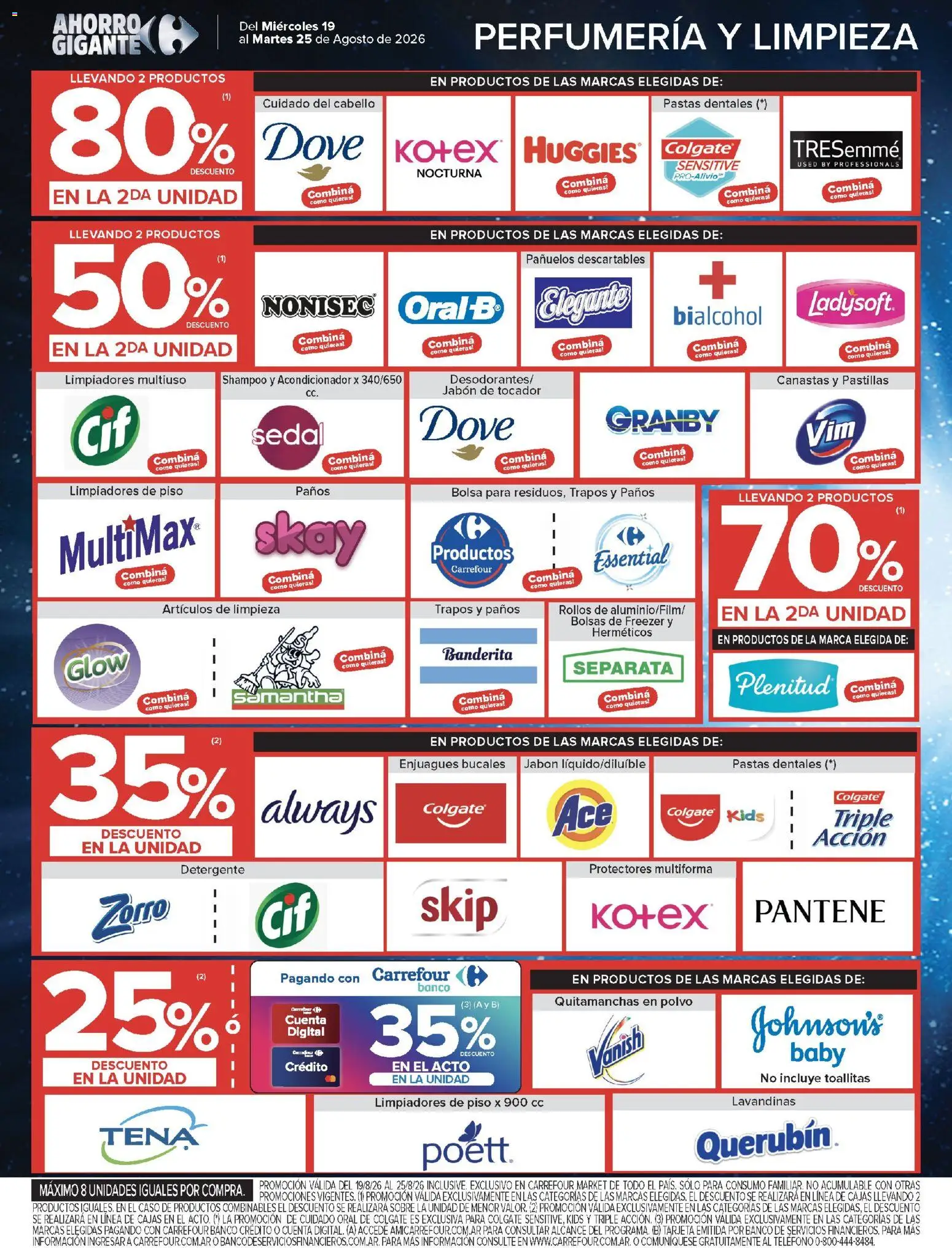 Carrefour Market catálogo │ válido desde el 19/08/2026 | Página: 15 | Productos: Bolsa, Sobre, Jabón, Detergente