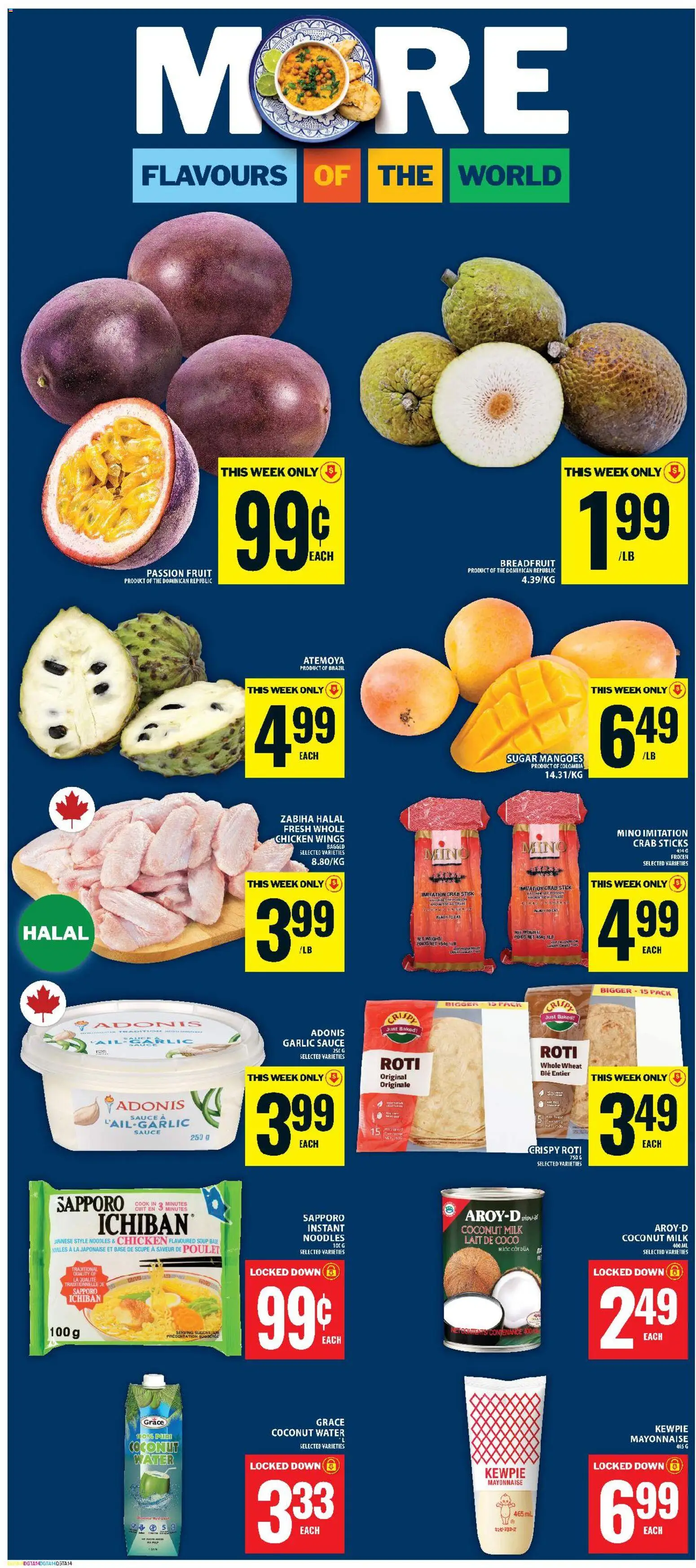 Food Basics flyer valid from 18.06.2026 | Page: 16 | Products: Noodles, Chicken wings, Milk, Chicken