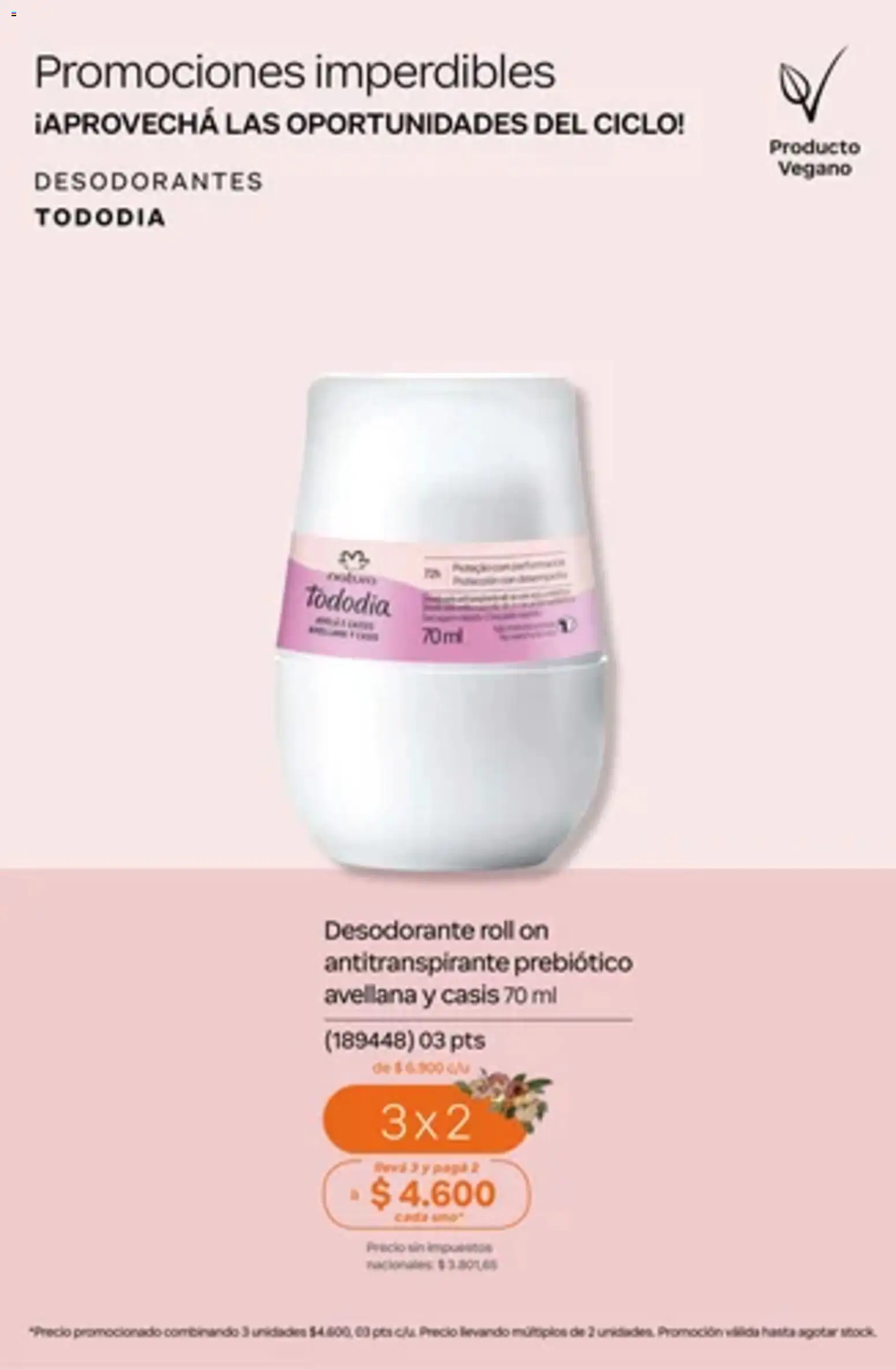 Catálogo Natura Ciclo 14 │ válido desde el 01/10/2026 | Página: 43 | Productos: Desodorante, Antitranspirante