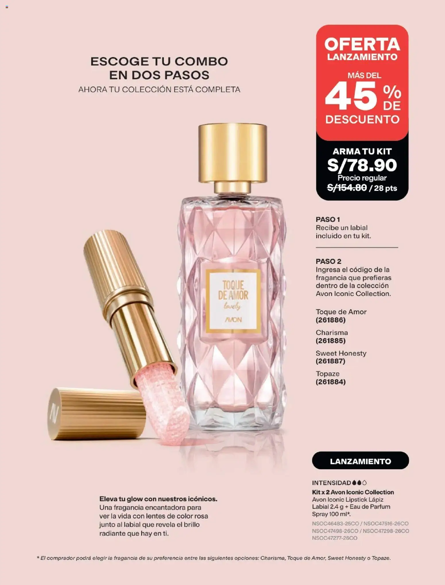 Catálogo Avon válido desde 22/07/2026 | Página: 16 | Productos: Fragancia