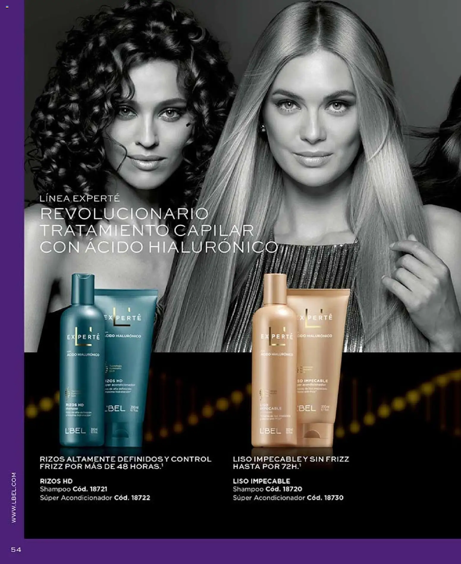 L'Bel revista - valida desde el 07/09/2026 | Página: 54 | Productos: Shampoo, Acondicionador