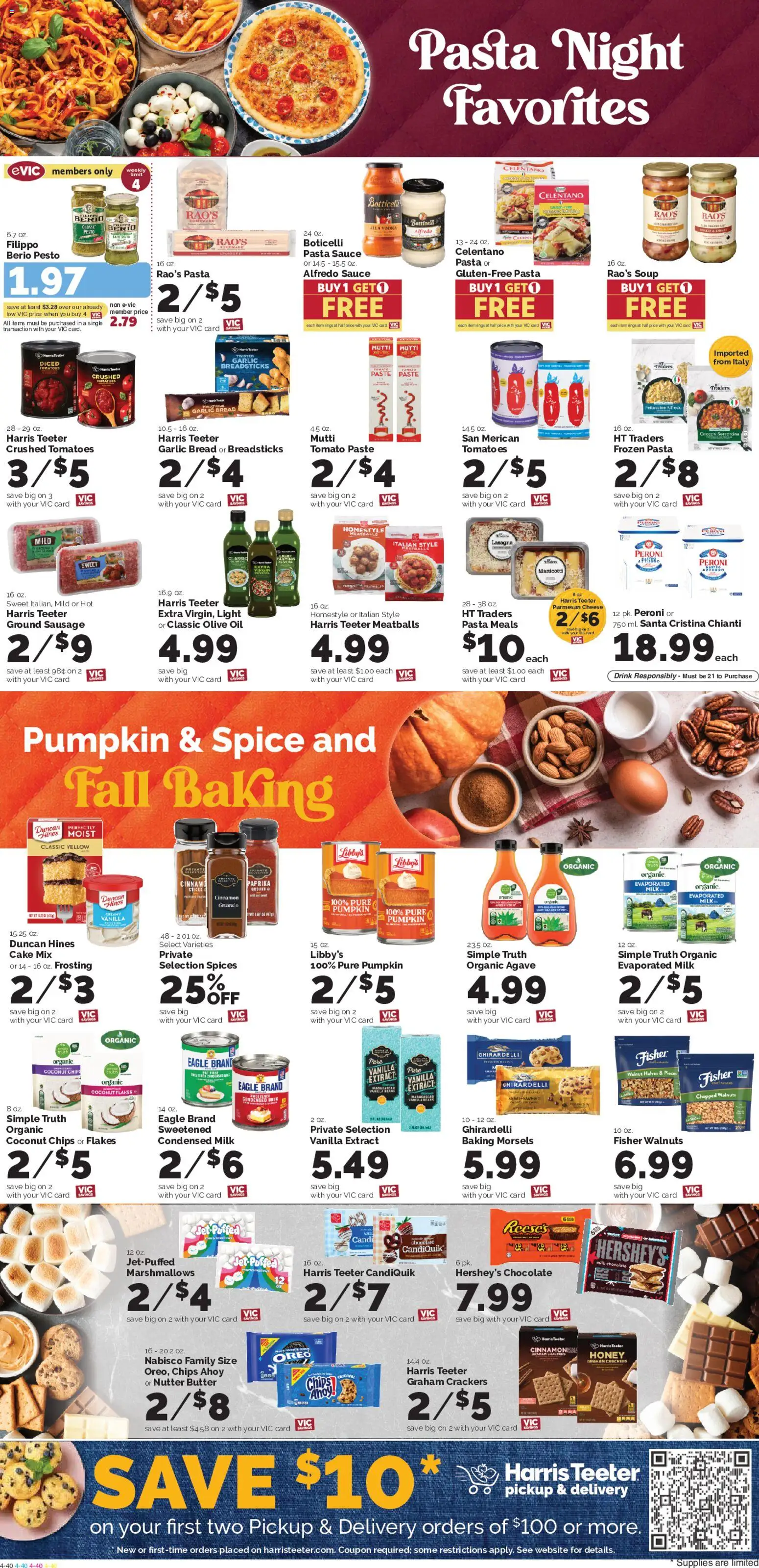 Harris Teeter Weekly Ad - SC - valid from 09/30/2026 | Page: 7 | Products: Crackers, Oreo, Garlic, Pesto