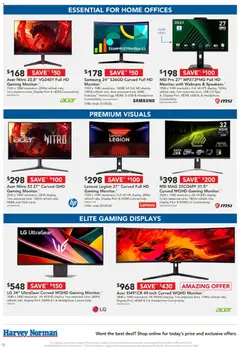 Preview of Harvey Norman Computers Smart Tech Smart Savings Digital Catalogue - valid from 19.05.2026 | Page: 12 | Products: Accessories, Monitor, Usb, Webcam