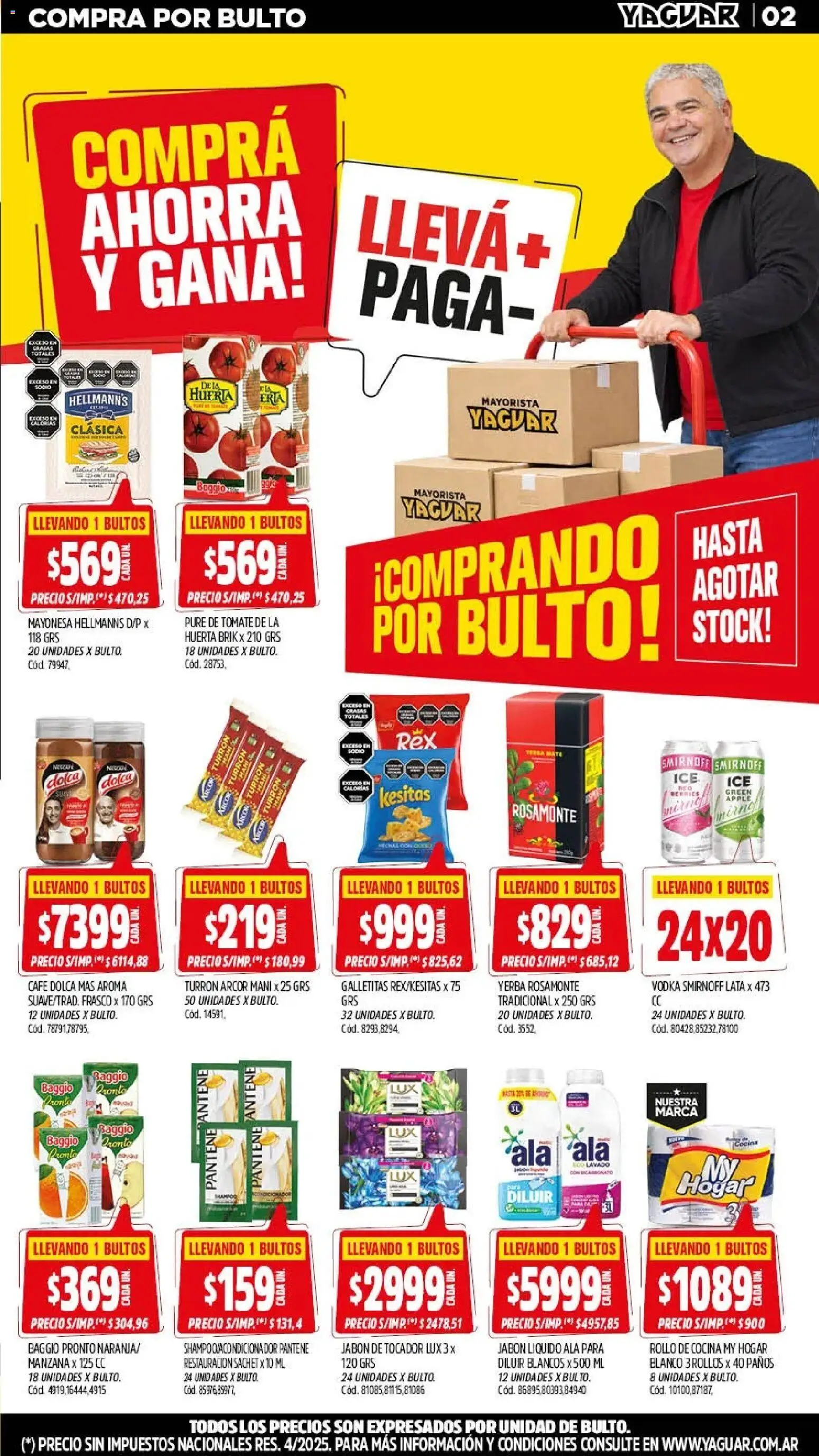 Yaguar - Oferta Semanal Santa Fé │ válido desde el 24/08/2026 | Página: 2 | Productos: Cocina, Mani, Jabón, Turrón
