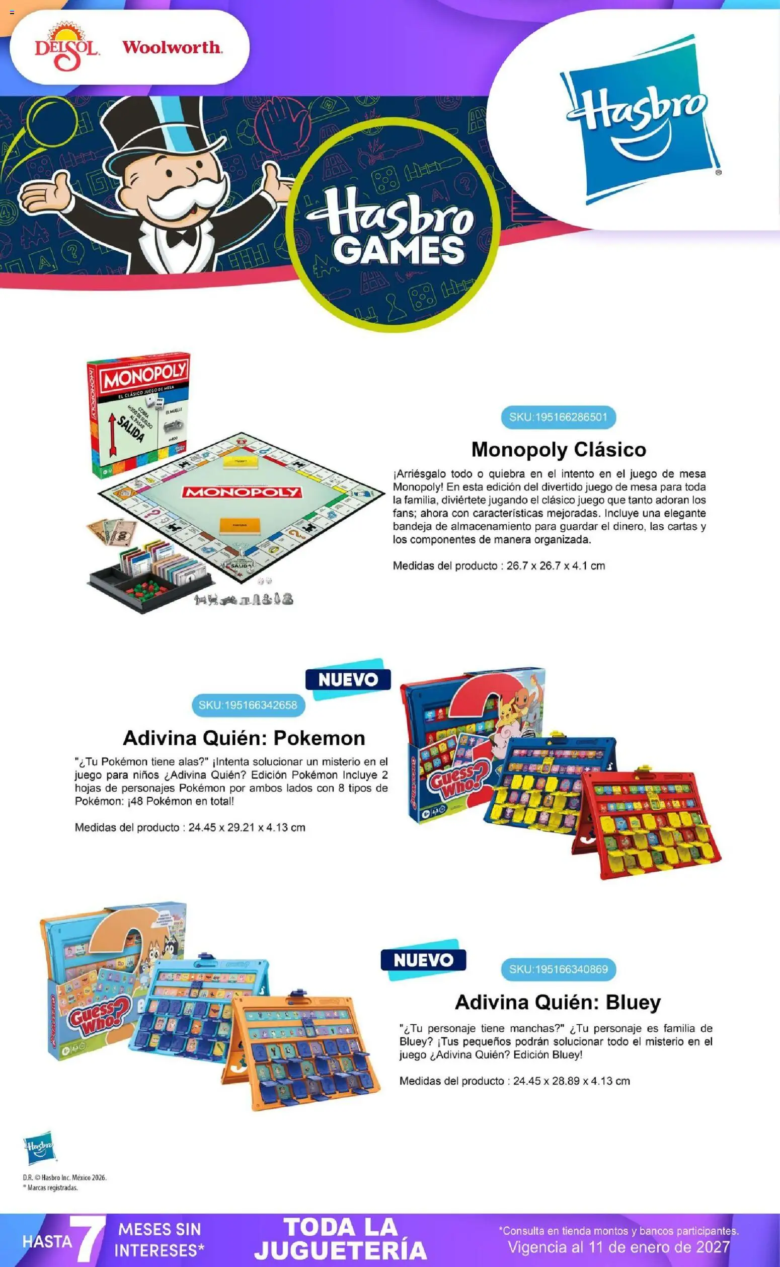 Nuevas ofertas de Del Sol y Woolworth válidas en toda la República Mexicana desde el 01/10/2026. ¡Encuentra las mejores ofertas en Del Sol y Woolworth catálogo El Castillo del Juguete! | Página: 106 | Productos: Bandeja, Juego, Mesa
