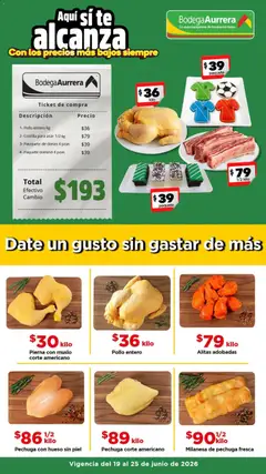 Vista previa de Bodega Aurrerá folleto Ofertas, nuevo folleto de la tienda, válido en México a partir del 19.06.2026