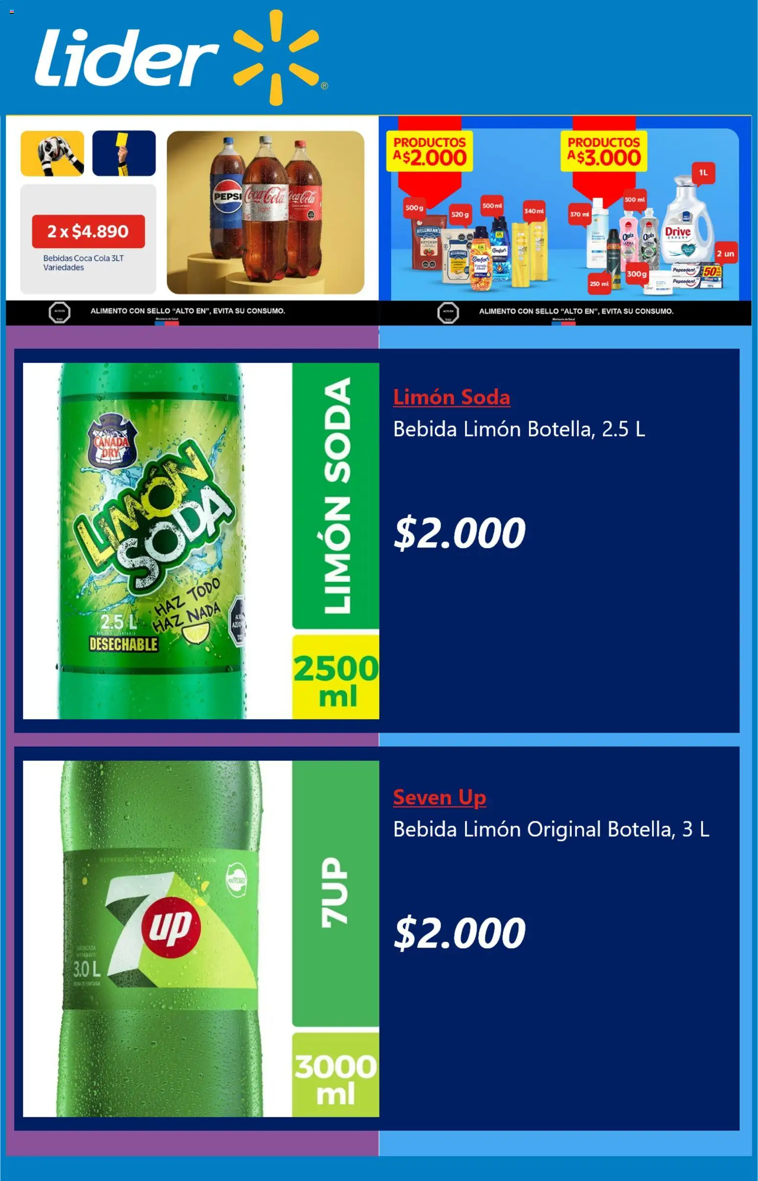Lider Ofertas │ válido desde el 07.07.2026 | Página: 2 | Productos: Limón, Ketchup, Soda