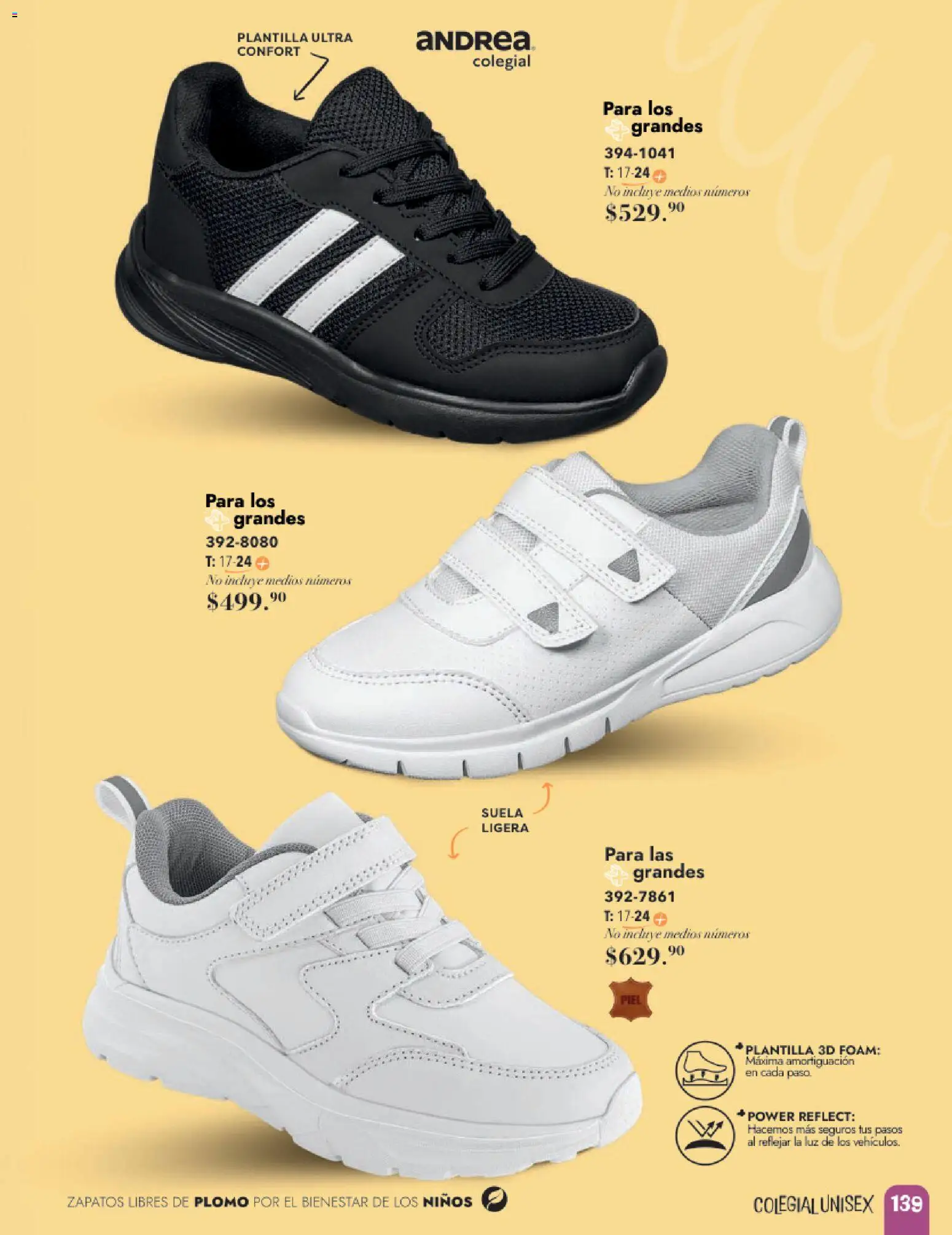 Nuevas ofertas de Andrea válidas en toda la República Mexicana desde el 24.05.2026. ¡Encuentra las mejores ofertas en Andrea catálogo Infantil! | Página: 95 | Productos: Zapatos