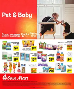 Preview of Save Mart weekly ads valid from 07/15/2026 | Page: 8 | Products: Shelf, Dog Treats, Rice, Baby food