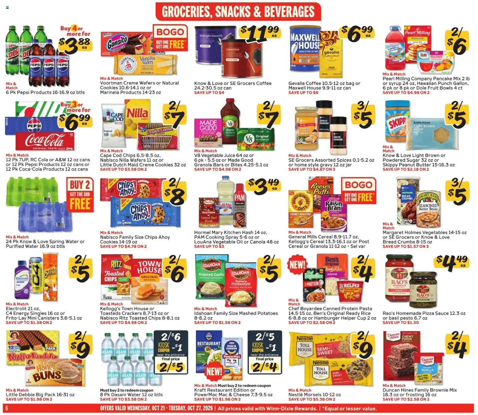 Winn Dixie Weekly Ad - valid from 10/21/2026 | Page: 6