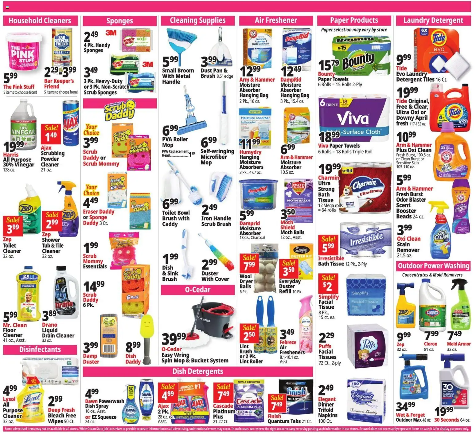 Ocean State Job Lot Weekly Ad - valid from 18.06.2026 | Page: 18 | Products: Bath, Powder, Brush, Detergent