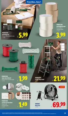 Preview of Lidl weekly ads valid from 27.05.2026 | Page: 37 | Products: Bag, Fan
