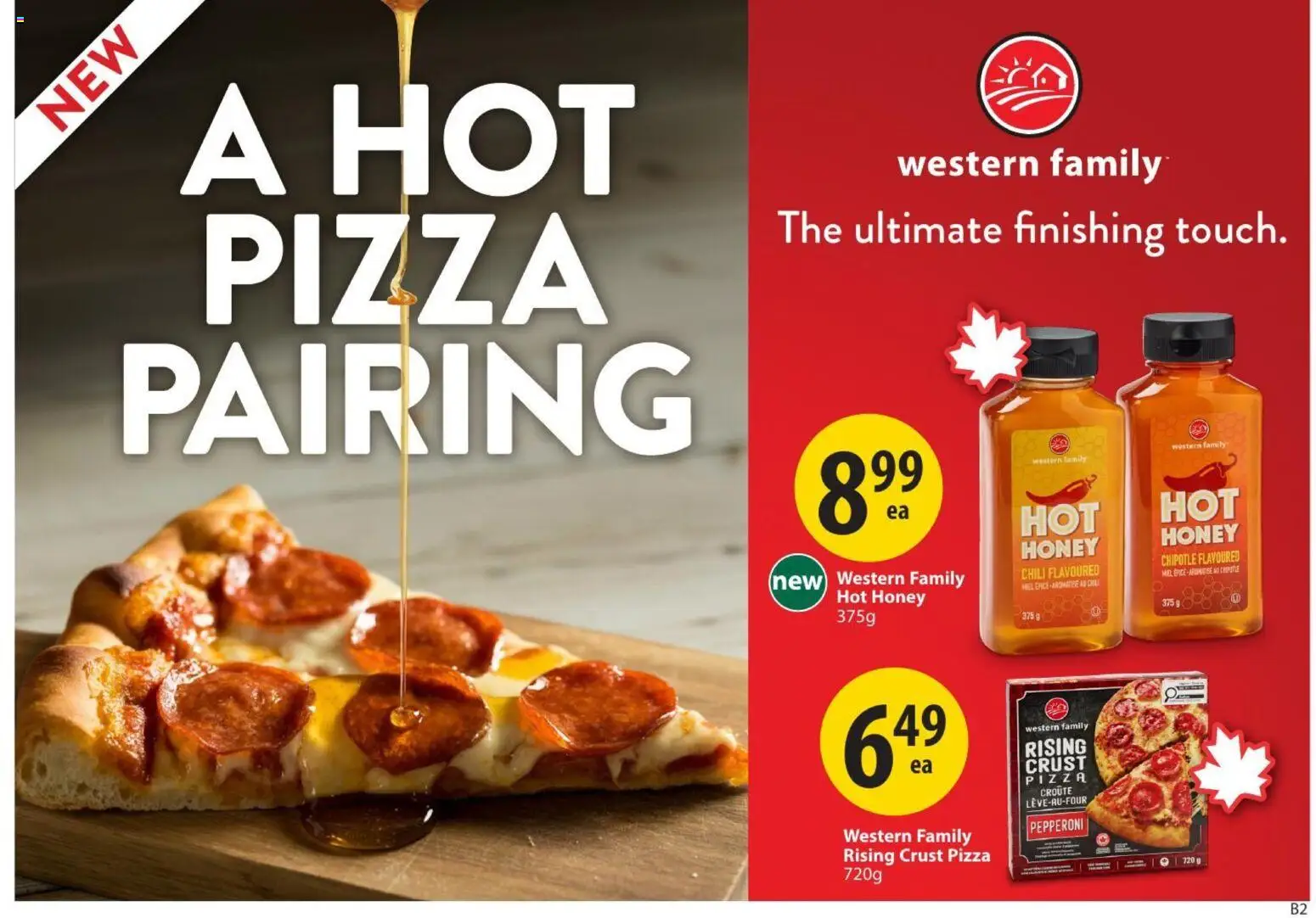Save on foods flyer valid from Sep 10, 2026 | Page: 22 | Products: Honey, Chili, Pizza