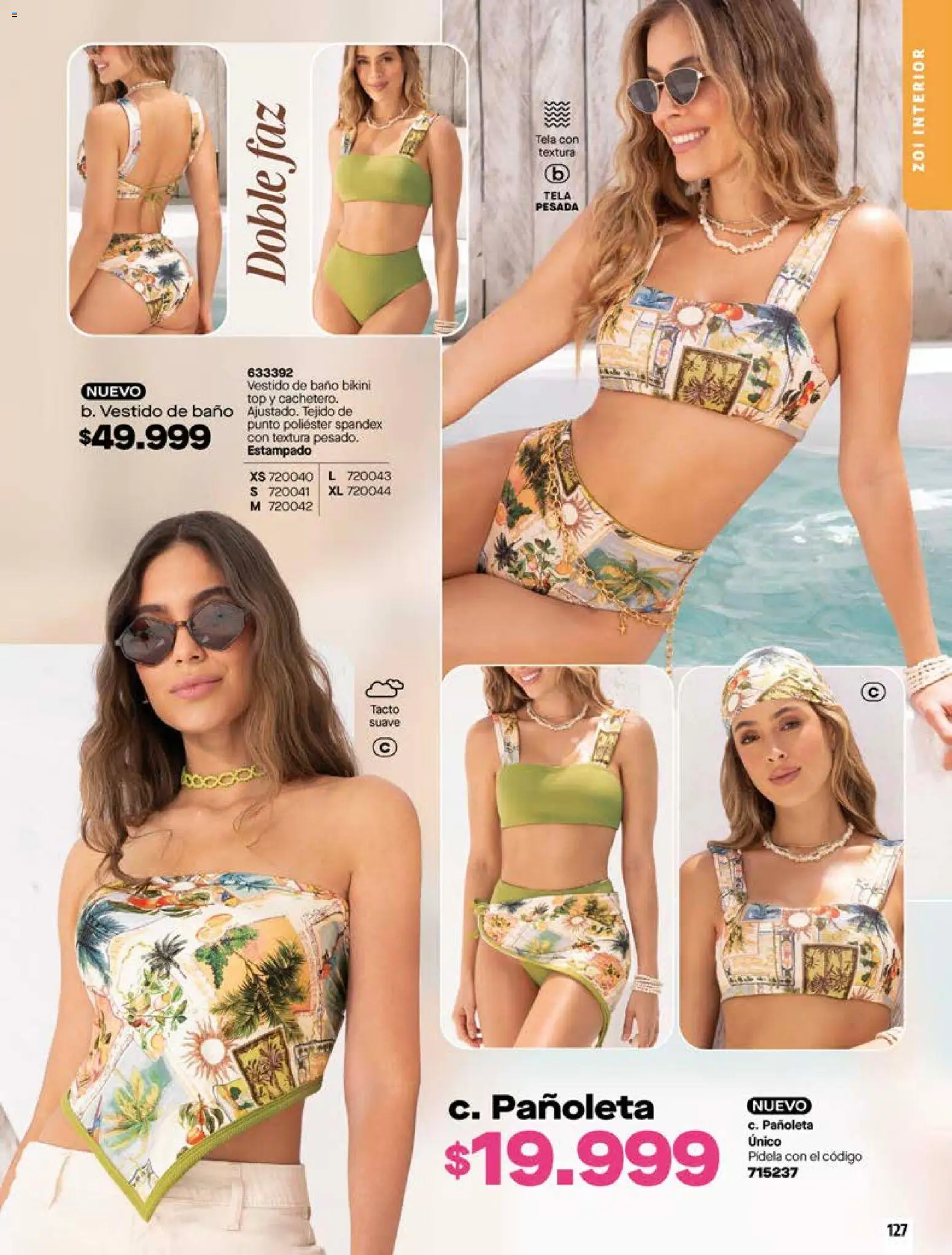 Pacifika revista - valida desde el 03.06.2026 | Página: 128 | Productos: Bikini, Baño, Vestido, Vestido de baño