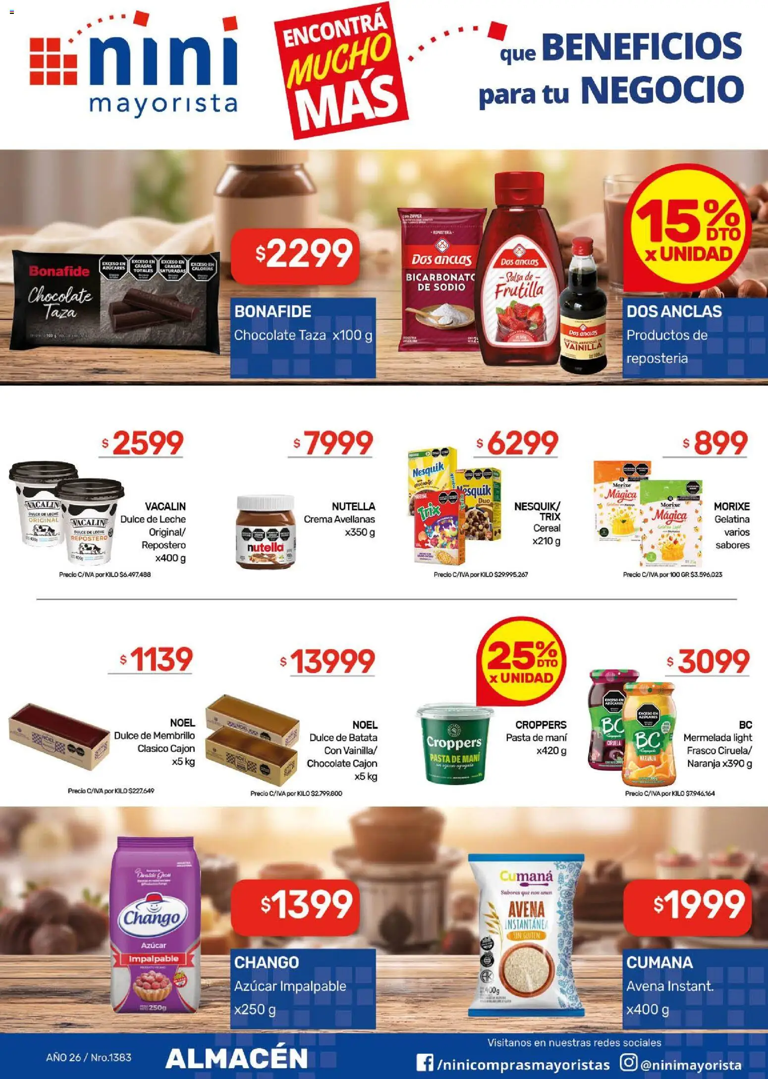 Revista de ofertas NINI Mayorista - Página 31 - Ofertas válidas hasta el 1 de noviembre de 2026