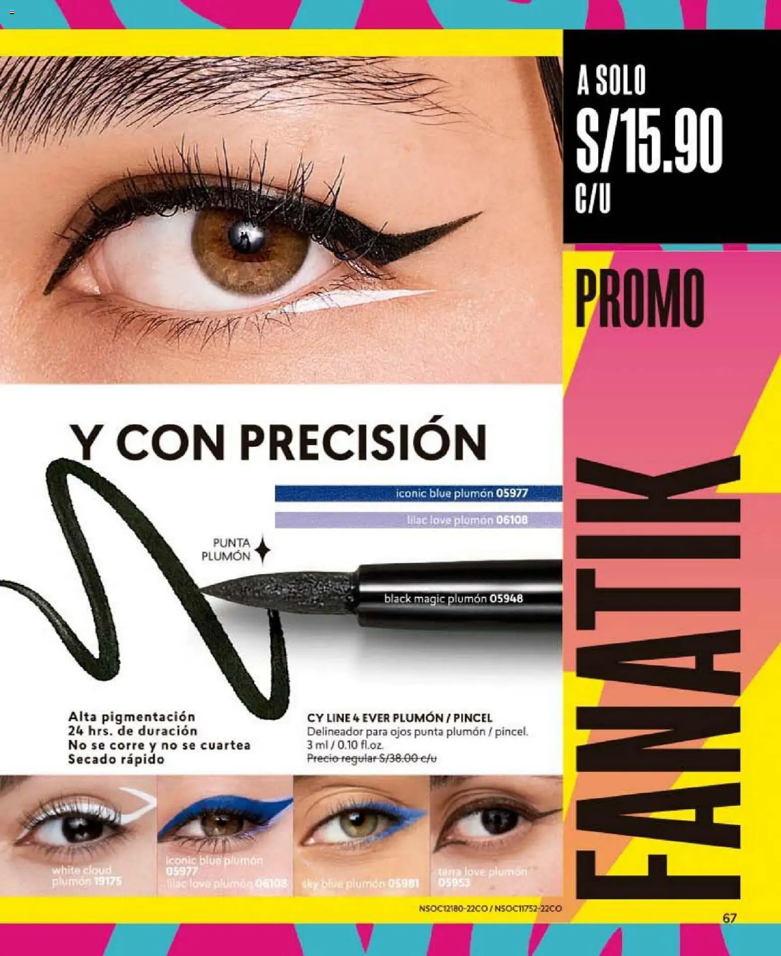 Catálogo CyZone válido desde 30.05.2026 | Página: 67 | Productos: Delineador, Pincel