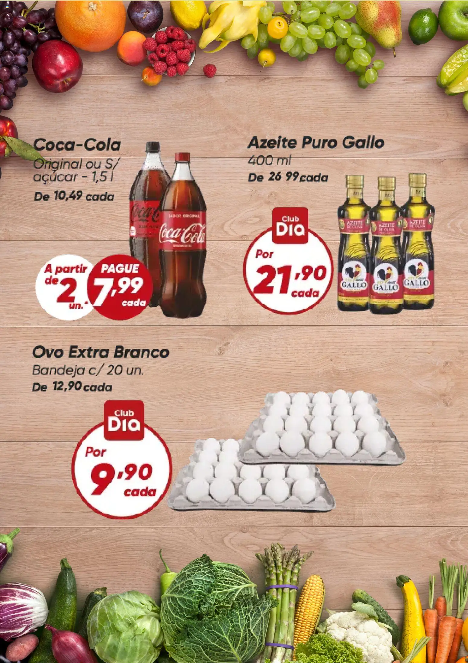 Dia Folheto - válido de 07/09/2026 | Página: 2 | Produtos: Cola, Bandeja, Açúcar, Azeite