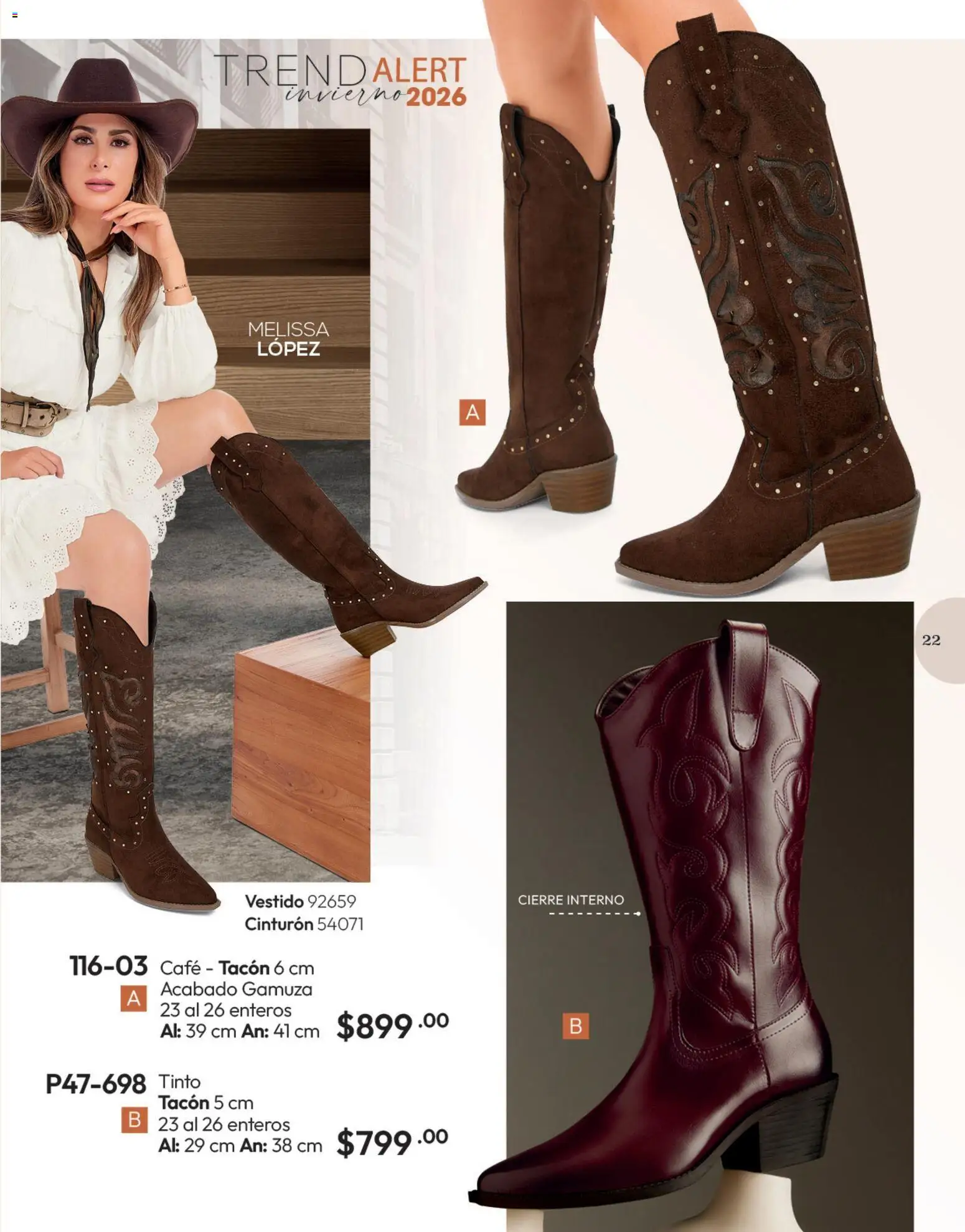 Nuevas ofertas de Cklass válidas en toda la República Mexicana desde el 11/09/2026. ¡Encuentra las mejores ofertas en Cklass catálogo Calzado Invierno! | Página: 23 | Productos: Cinturón, Café, Gamuza, Vestido