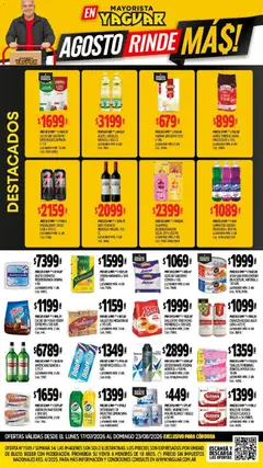Vista previa Yaguar - Oferta Semanal Córdoba válido desde el 17/07/2026