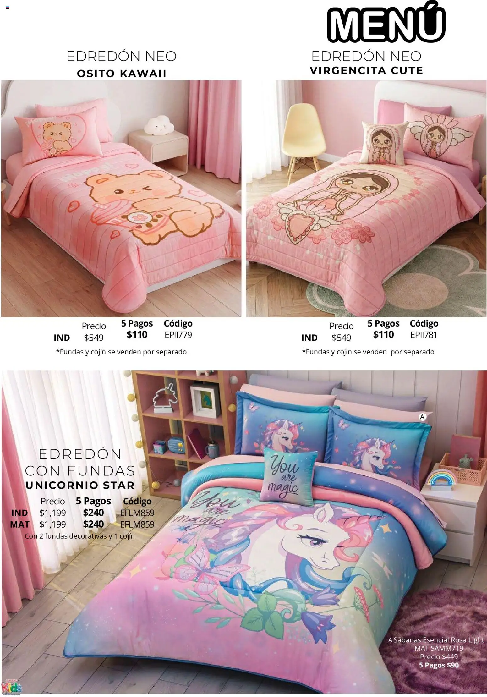 Nuevas ofertas de Colchas Concord válidas en toda la República Mexicana desde el 15/10/2026. ¡Encuentra las mejores ofertas en Colchas Concord catálogo Colección Infantil Para los más peques! | Página: 10